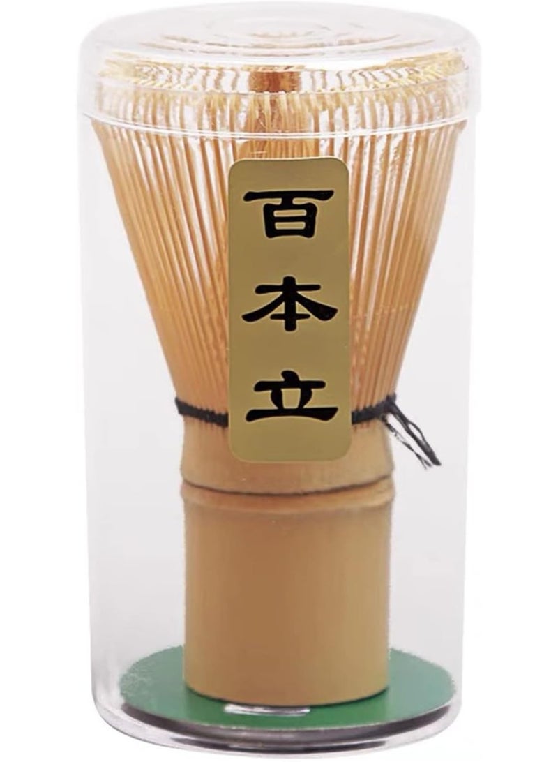 Handcrafted Golden Bamboo Matcha Whisk, Traditional Japanese Chasen Matcha Stirrer -Bamboo Whisk Made from Durable and Sustainable Organic Bamboo - Image 1